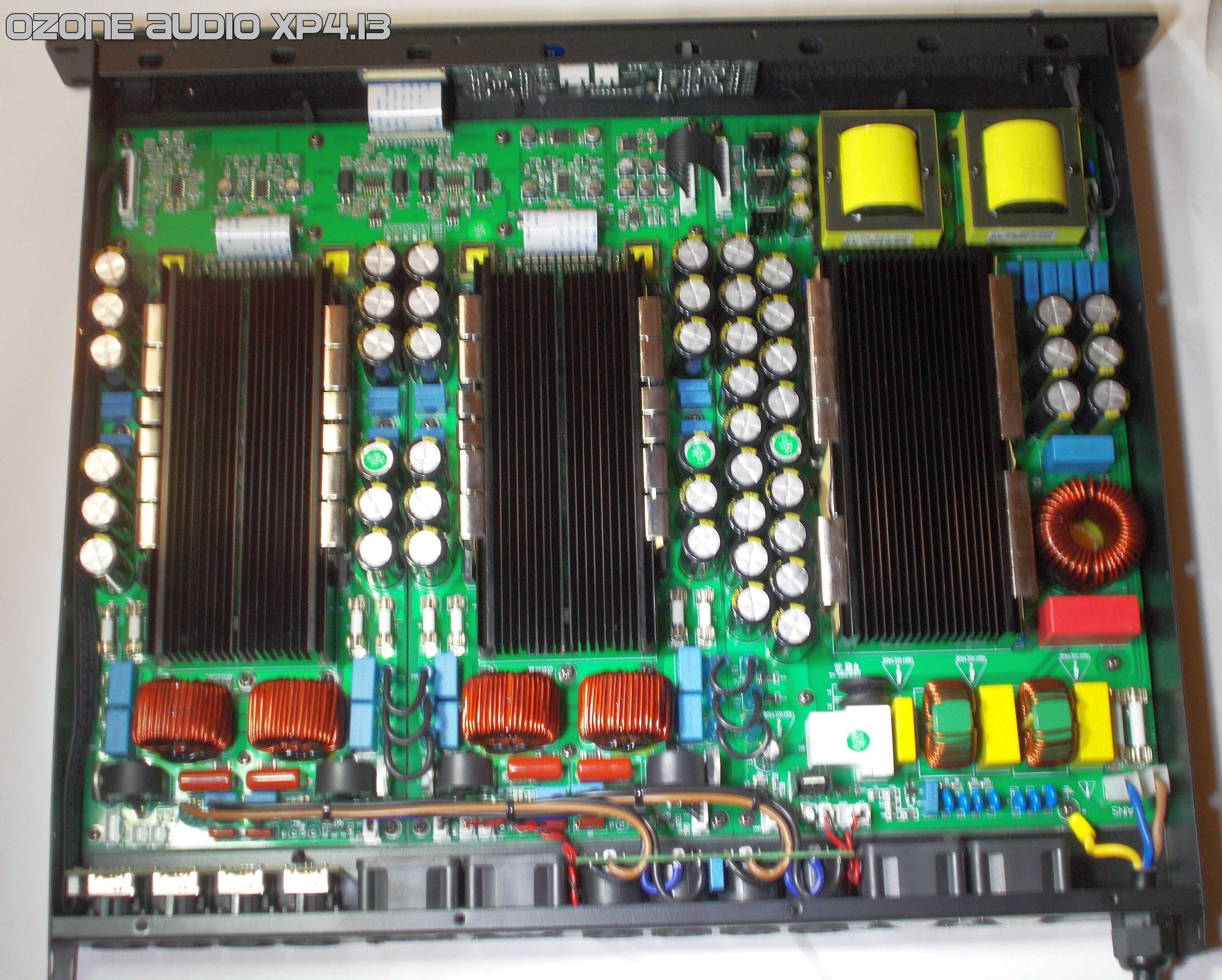 Wzmacniacz mocy 4x1300w RMS 8ohm 1 U