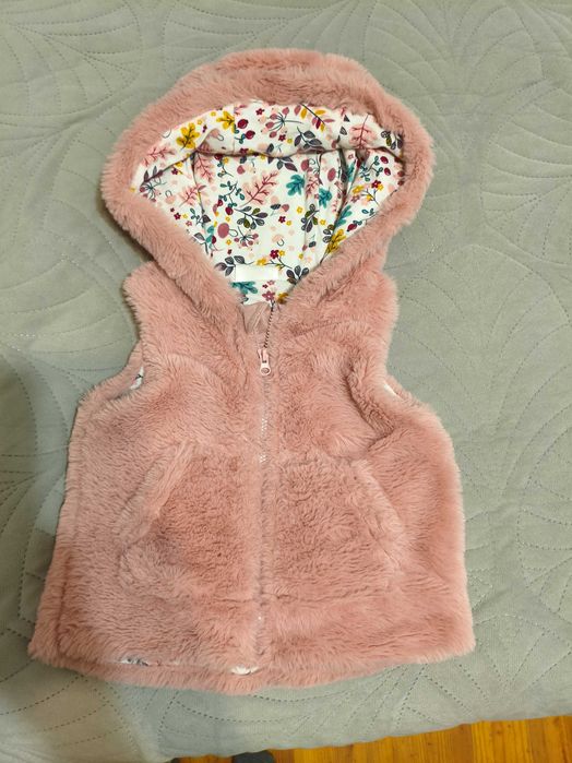 Bezrękawnik dla dziewczynki 80