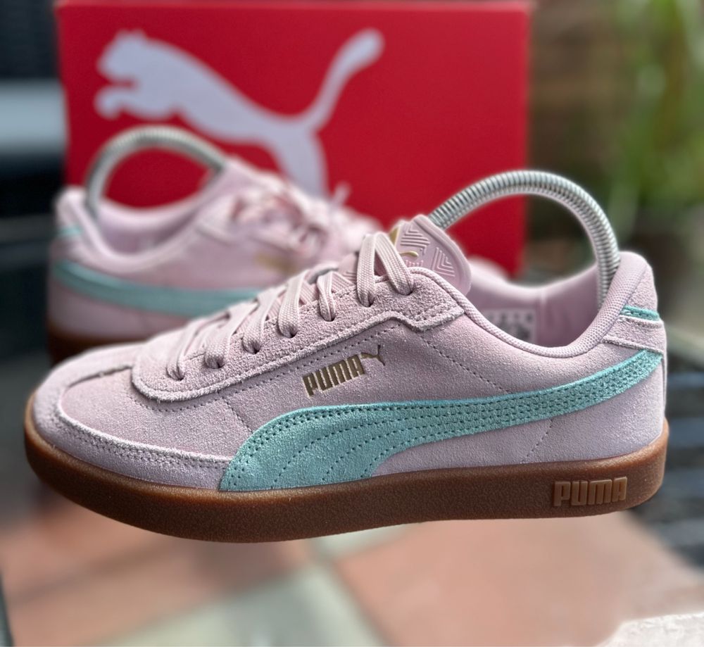 Puma gazelle samba buty sneakersy skóra zamsz pudrowy róż nowe r.39!