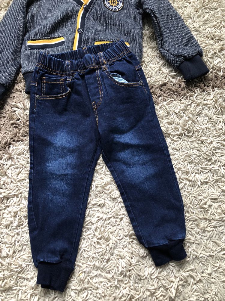 Костюм джинси з кофтою для хлопчика Розмір 92