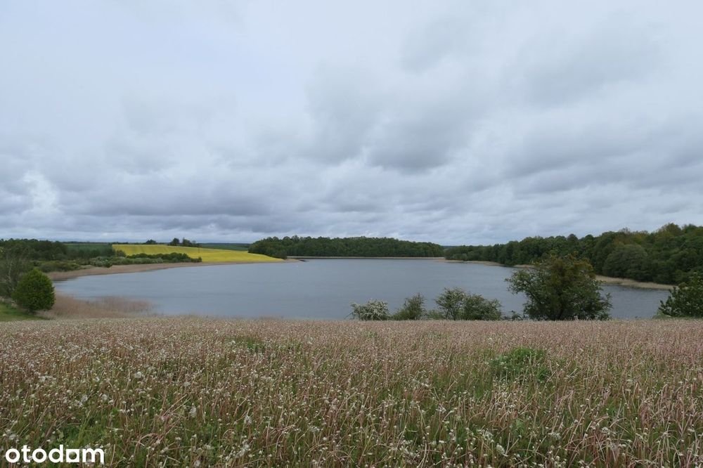 Działka nad jeziorem w okolicach Prabut