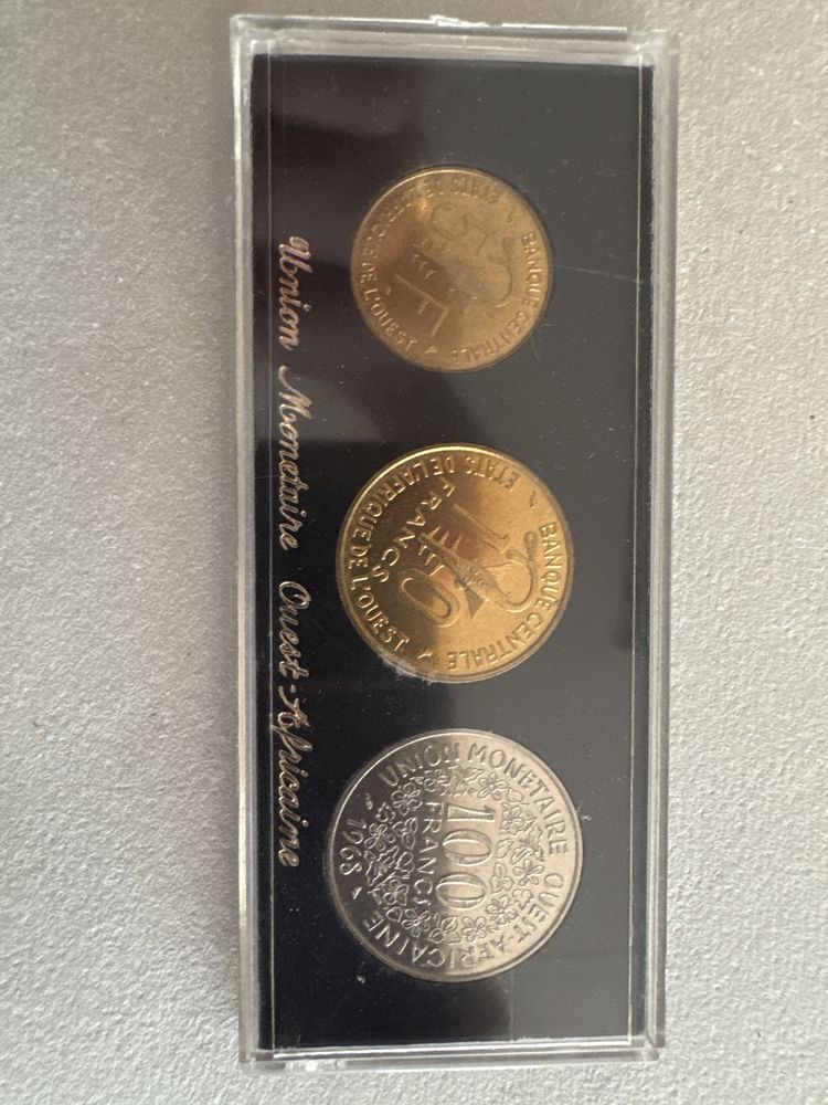 conjunto moedas 1968 - Uniao Monetaria Africa Ocidental