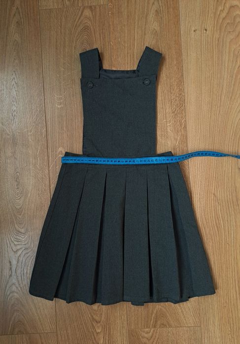 Школьная форма серый сарафан в школу для девочки