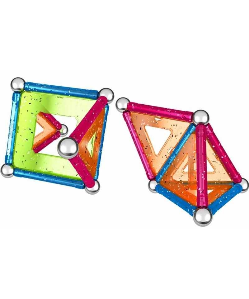 Klocki Magnetyczne Geomag GLITTER Panels 22 Elem