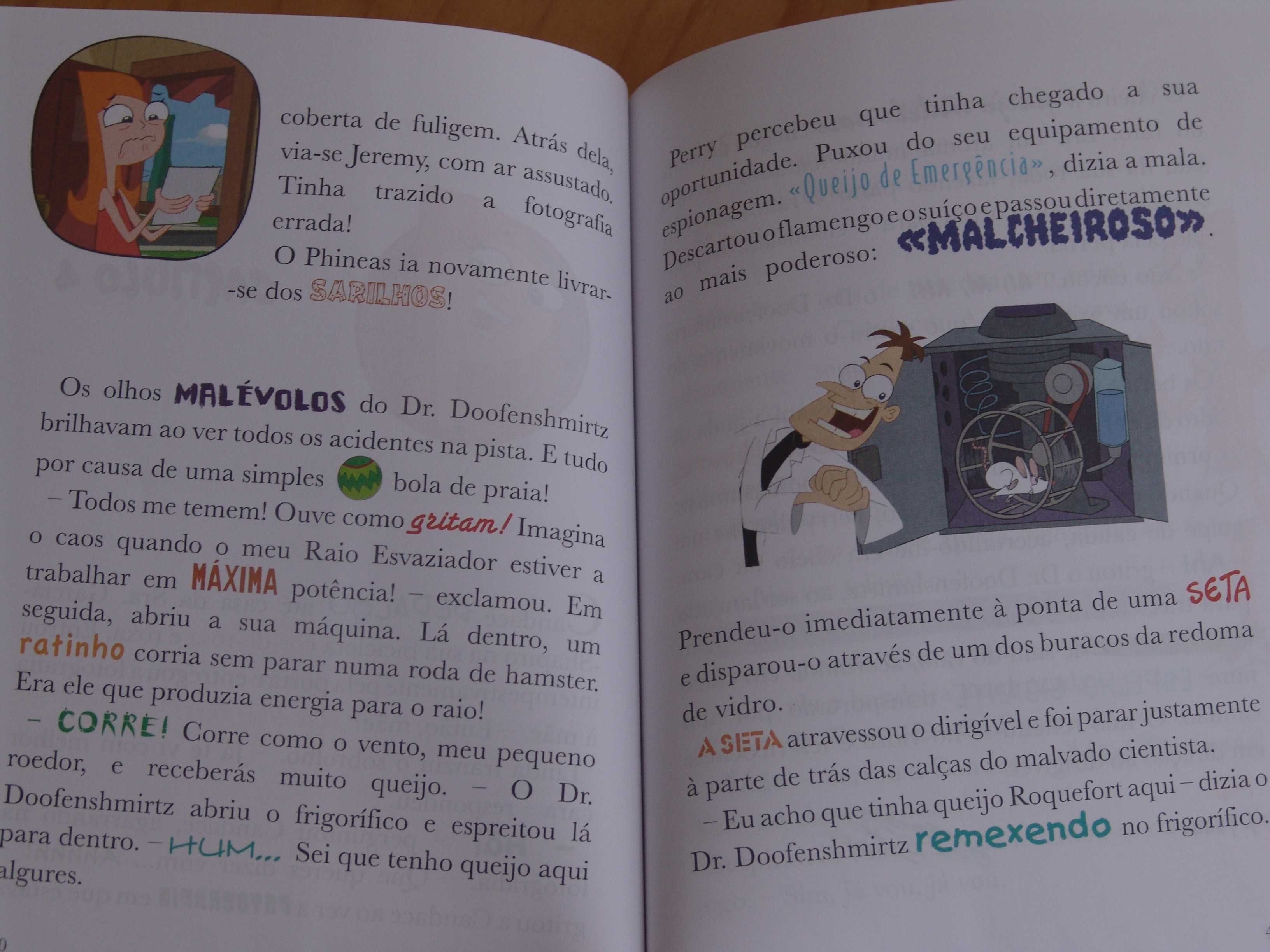 Livro 1 - Phineas e Ferb Senhores da velocidade