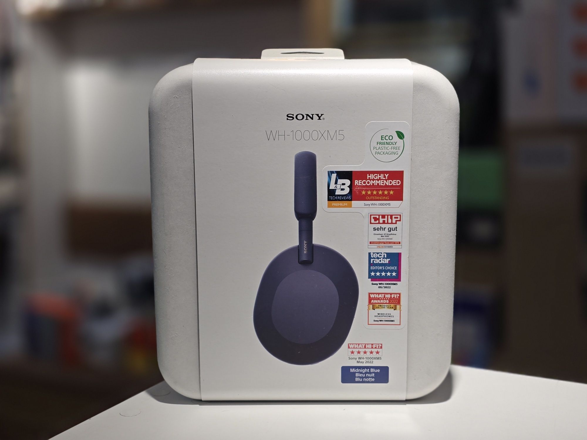 Навушники з мікрофоном Sony WH-1000XM5 Midnight Blue (WH1000XM5L.CE7)