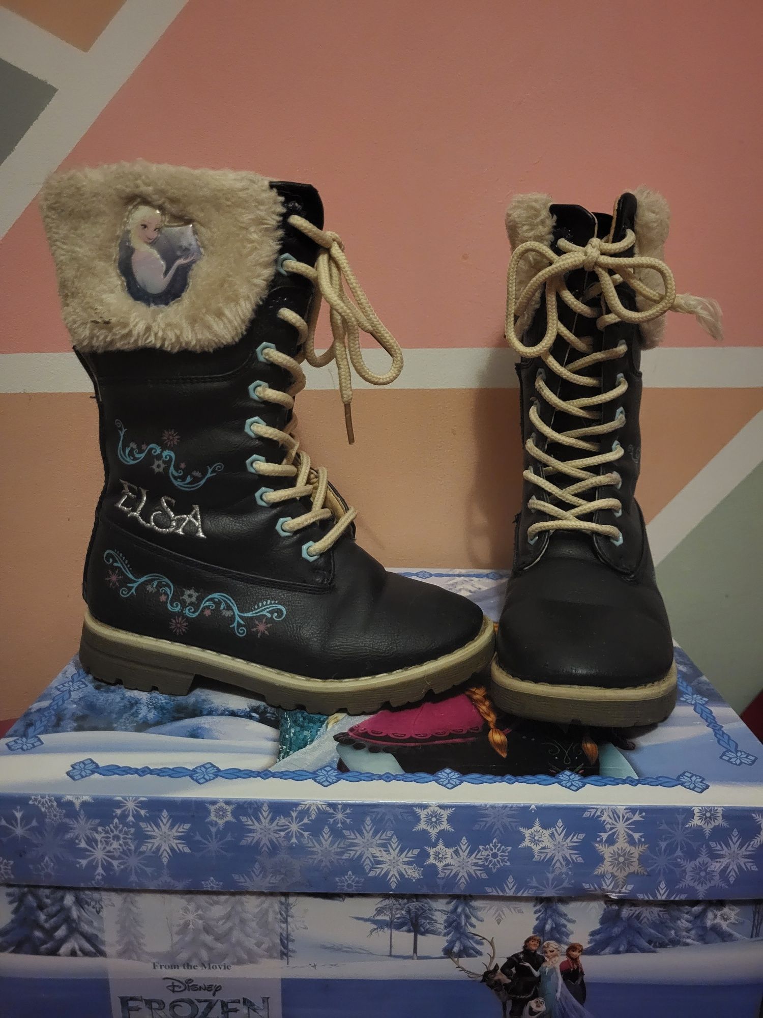 Buty zimowe Elsa Kraina Lodu