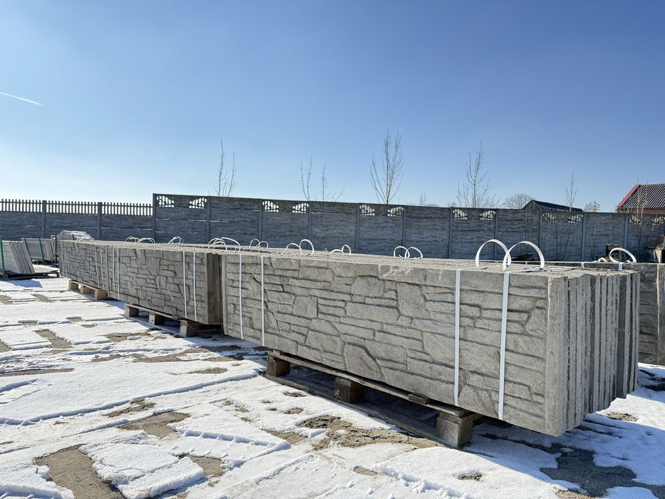 Ogrodzenia betonowe, płyty ogrodzeniowe, słupki