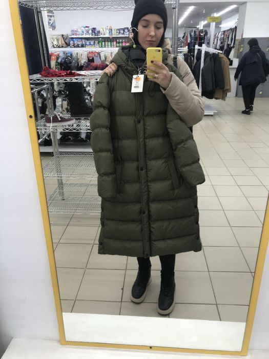 Пуховик довгий жіночий