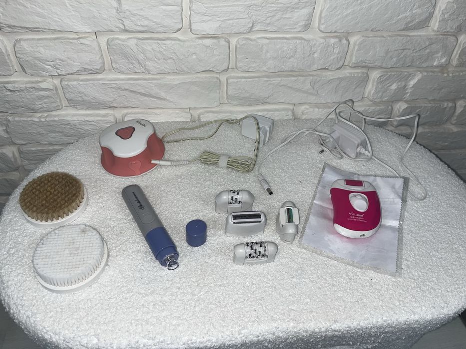 Depilator 5 w 1, szczotka do ciała, urzadzenie do czyszczenia twarzy