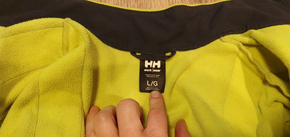 HELLY HANSEN bluza odblaskowa robocza rozmiar L wymiary na zdjęciach