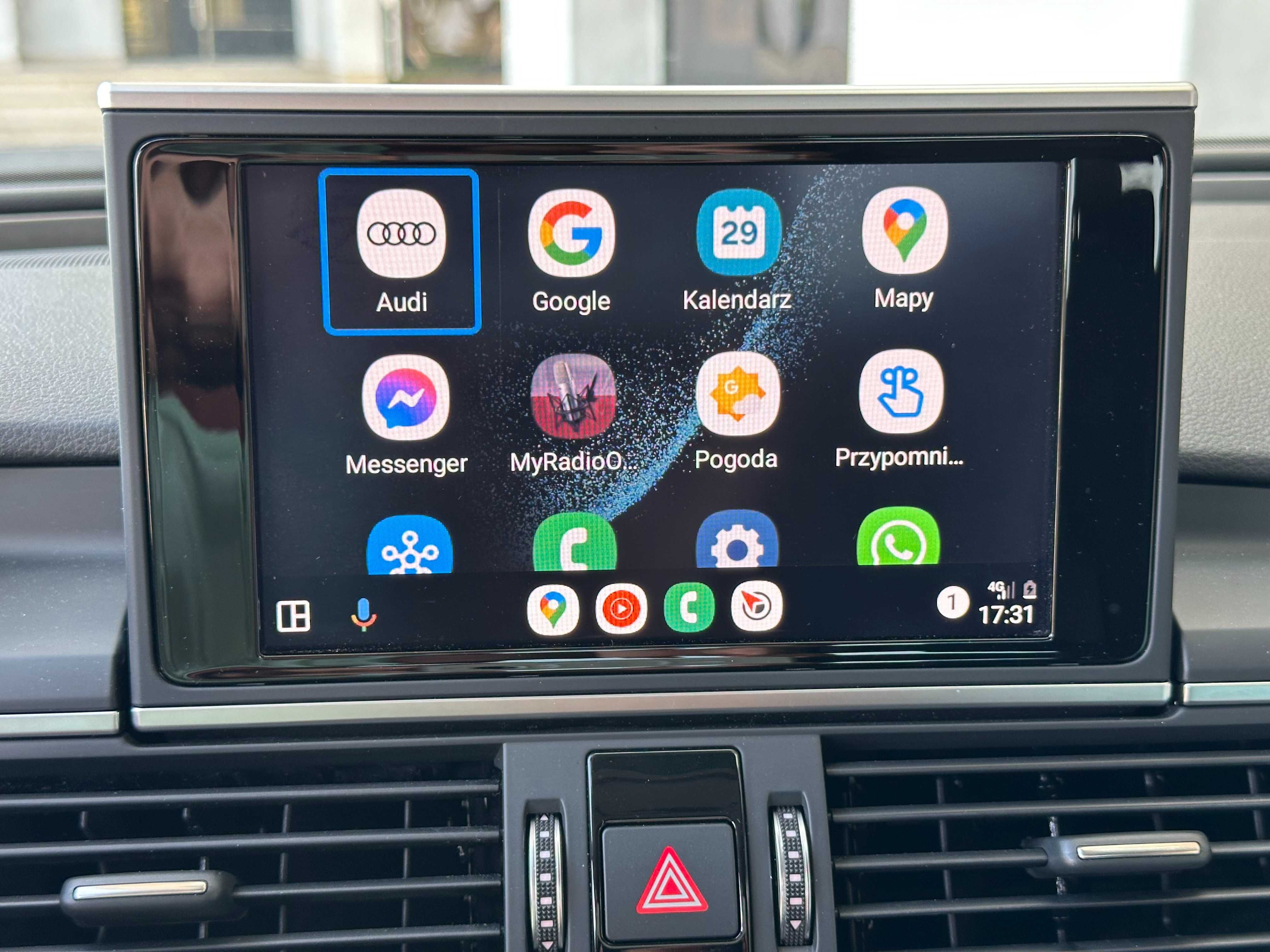 Carplay Android Auto Audi MIB2 MH2p MIB3 A6 A7 A8 A4 A5 Q5 Q7 Q8 Mapa