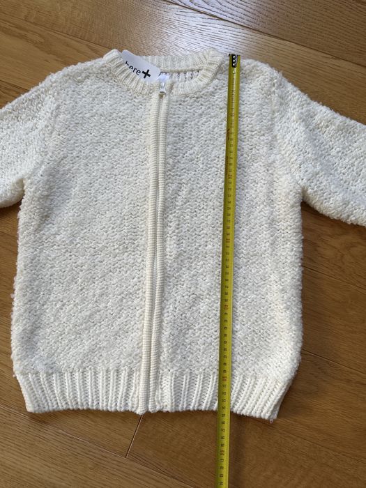 Sweterek nowy bialy r. 146 / 152 nowy z metka komunia