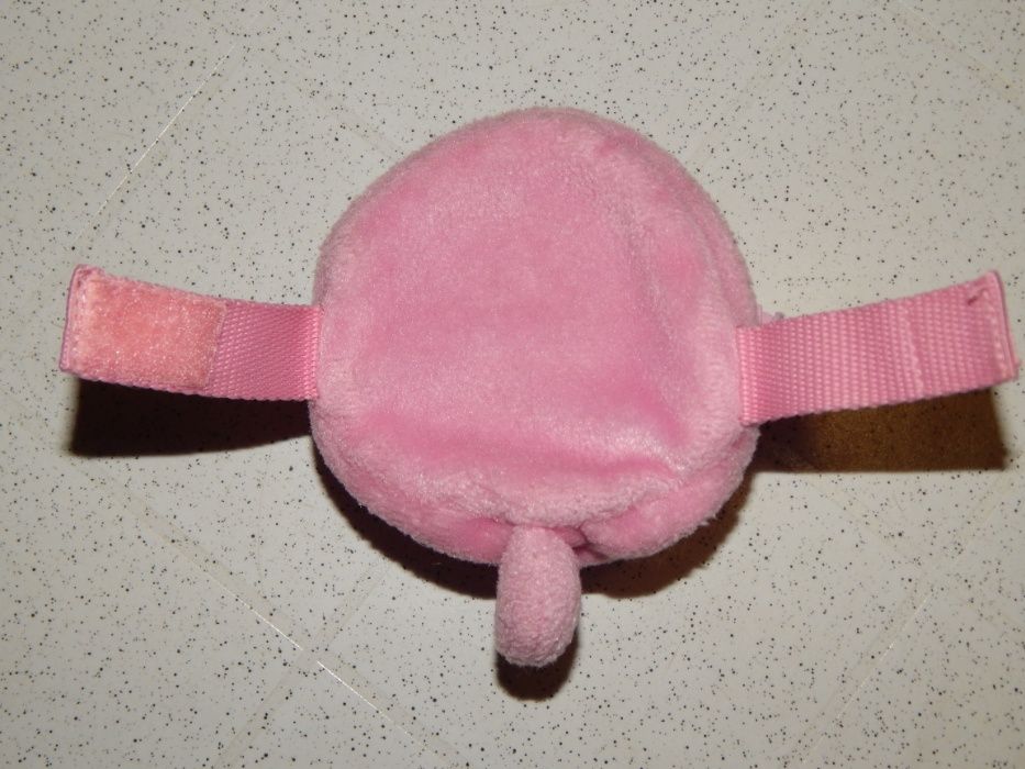 Детский розовый кошелек Next на руку, в виде кошачьей мордочки.