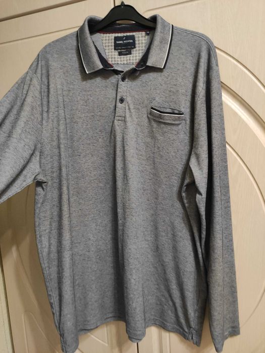 Чоловіча футболка сорочка  поло з довгим рукавом р.52-54