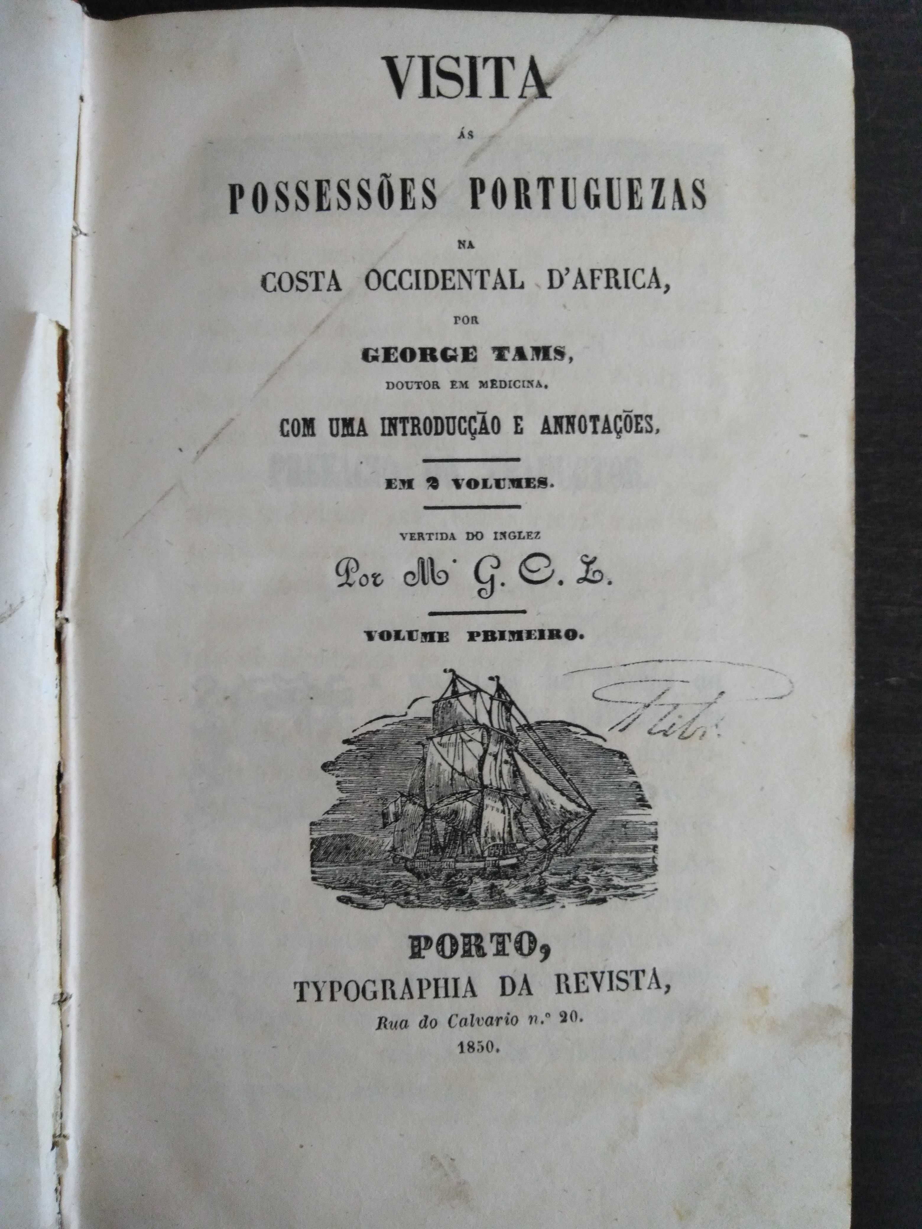 livro: “Visita ás possessões portuguezas na costa occidental d’Africa”