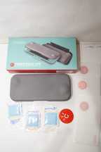 W58 GENKI Magnetyczne etui do Switch Lite szare HTGFF-LITE +3 szkła