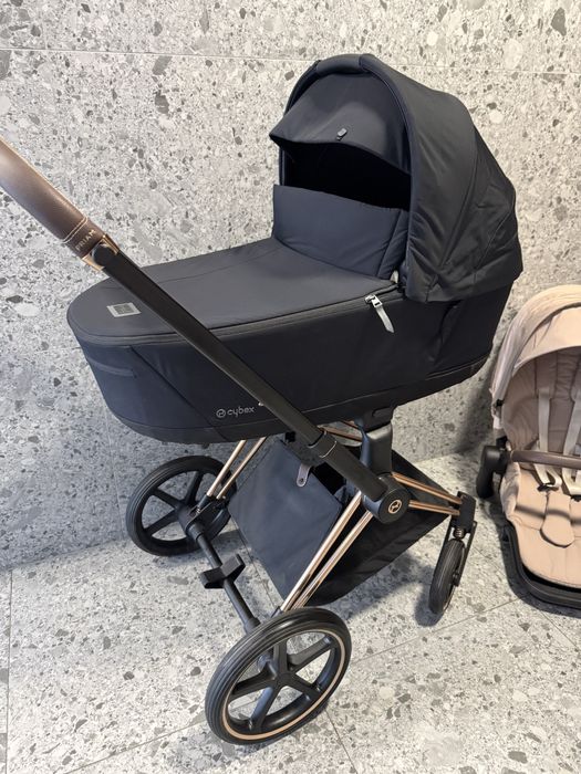 Cybex priam 4.0 rose gold 3w1 sepia black cozy beige