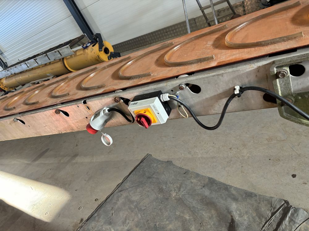 Taśmociąg aluminiowy 7,2m podajnik taśmowy