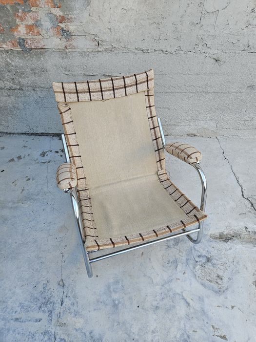 Fotel bujany HJO Ikea vintage Noboru Hakamura bauhaus modern
