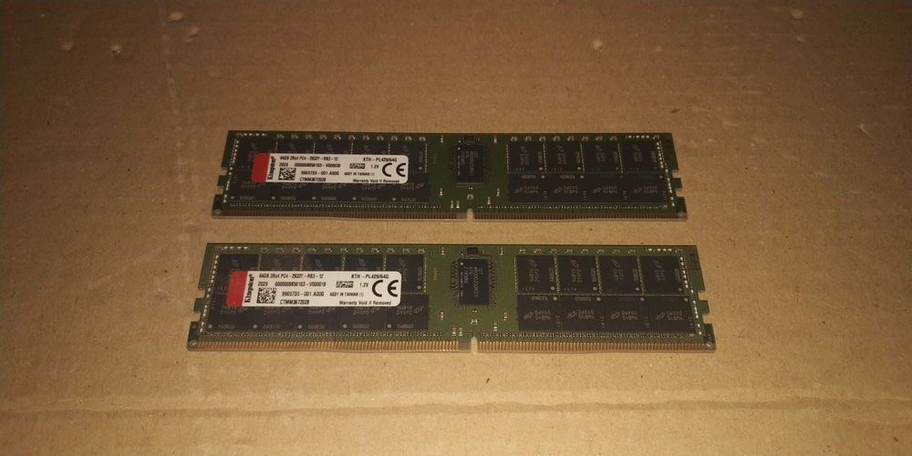 Серверная память | 64GB | DDR4 | 2933 | KINGSTON | ECC REG 1.2V | 2RX4