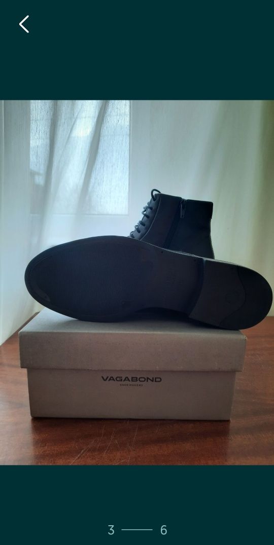 Женские кожаные  ботинки Vagabobd.