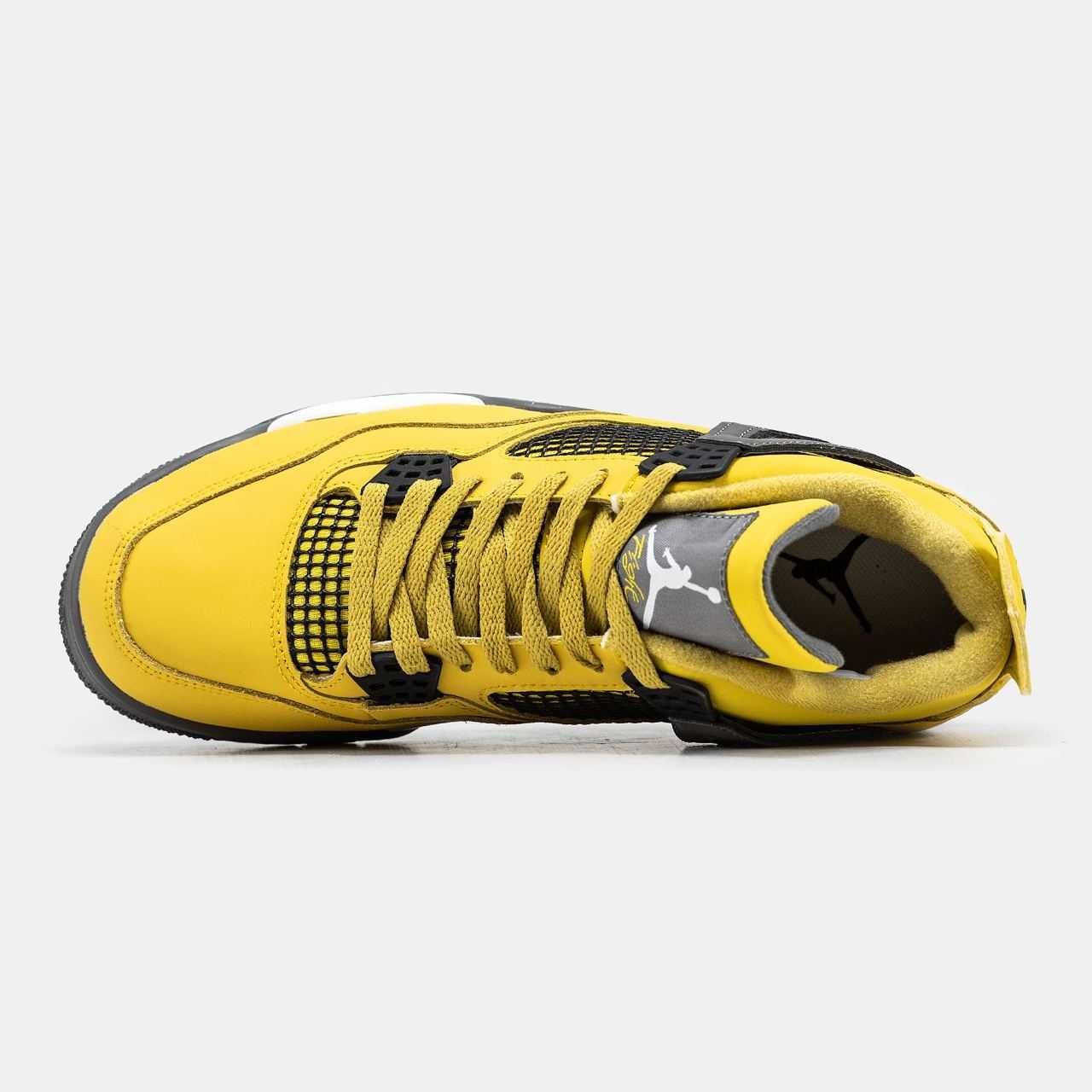 Nike Air Jordan 4 Yellow кроссовки мужские jordan (джордан)