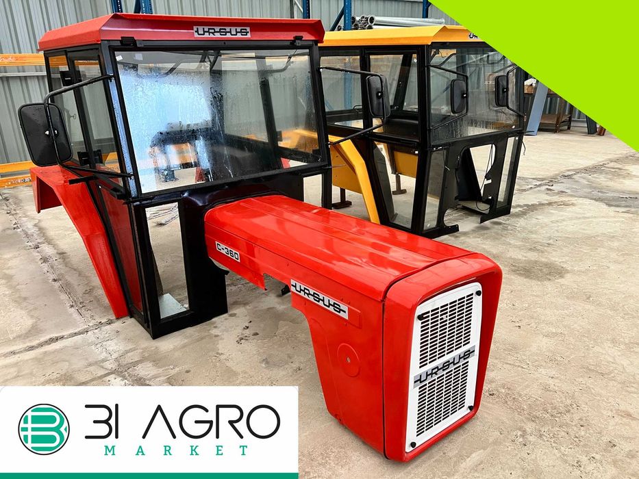 Kabina Ursus ciągnikowa C330 C360 MF235 MF255 T25 +wycieraczka --RATY-
