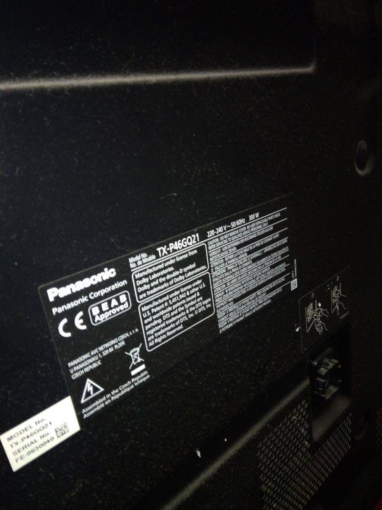 Telewizor plazmowy  Panasonic 46 cali TX-P46GQ21