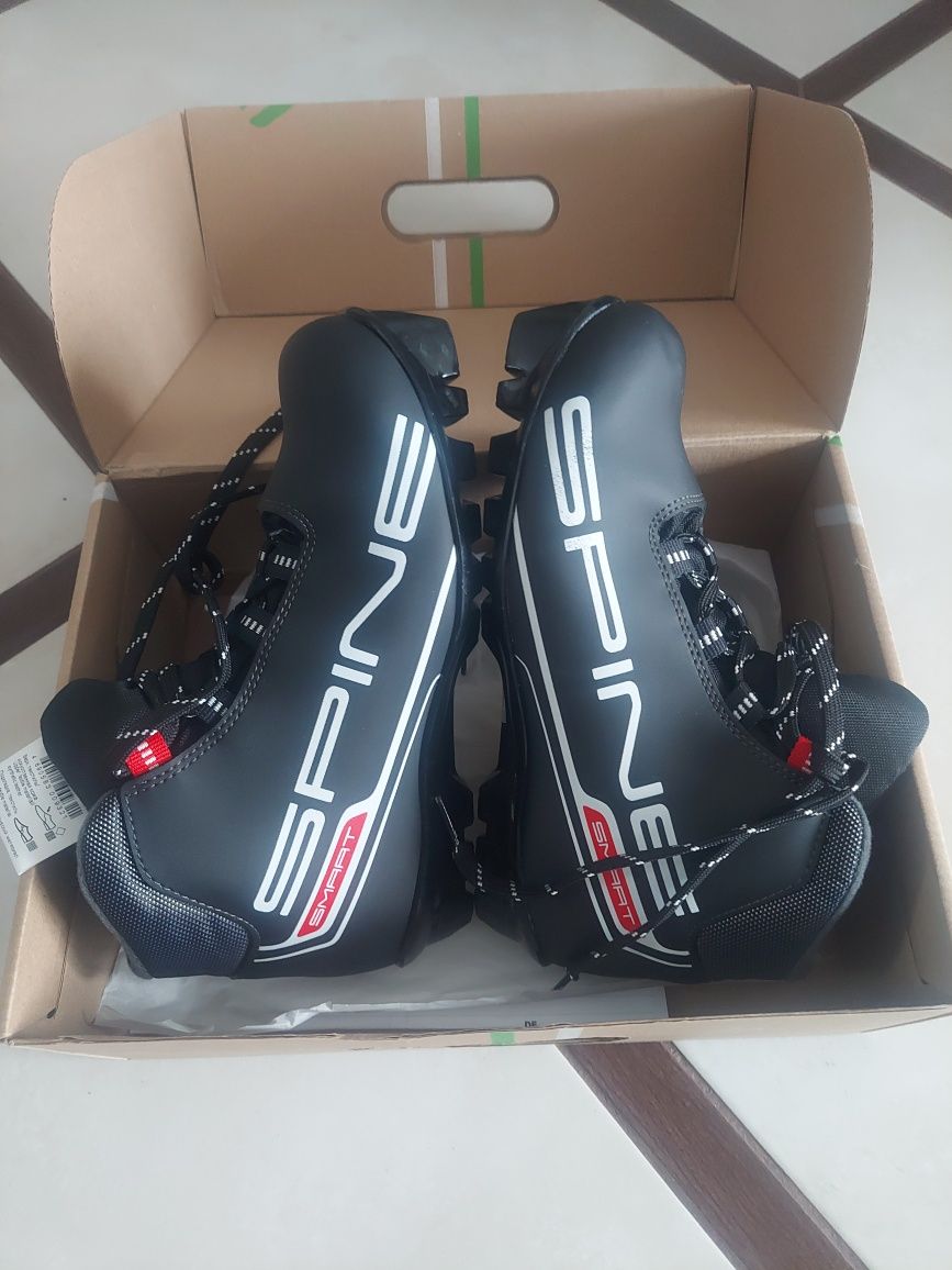 Komplet narty biegowe 160cm, buty r.36, kije SKOL jak nowe