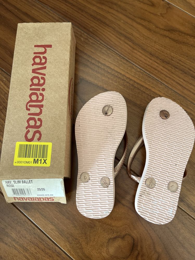 japonki havaianas 25/26 nowe