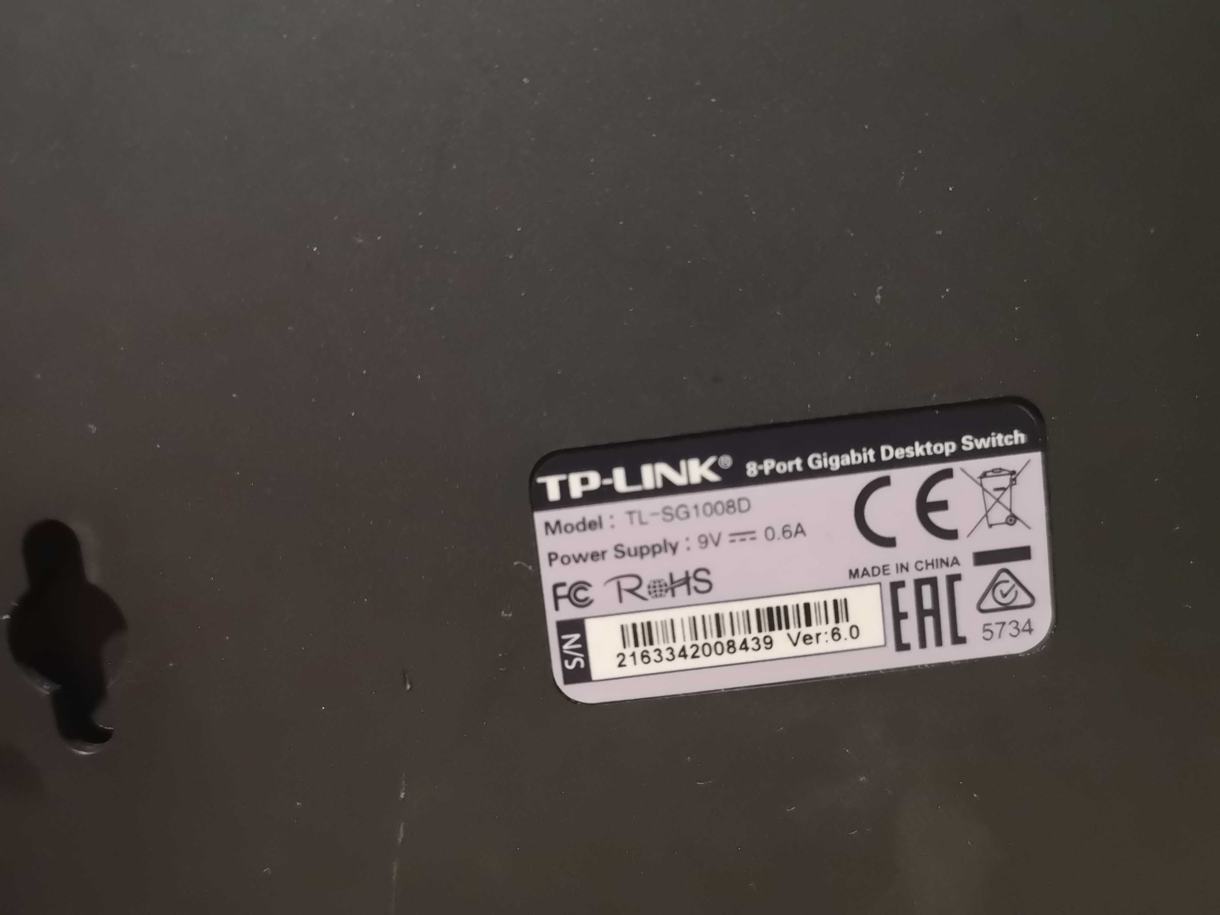 TP-Link 8p TL-SG1008D