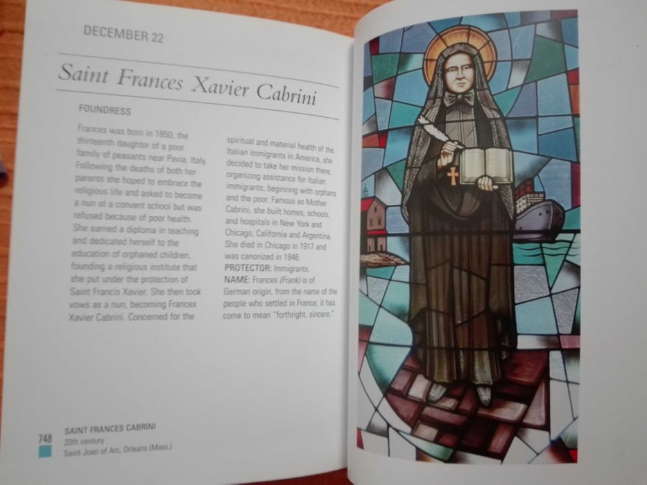 "Saints: A year in faith and art" de Rosa Giorgi