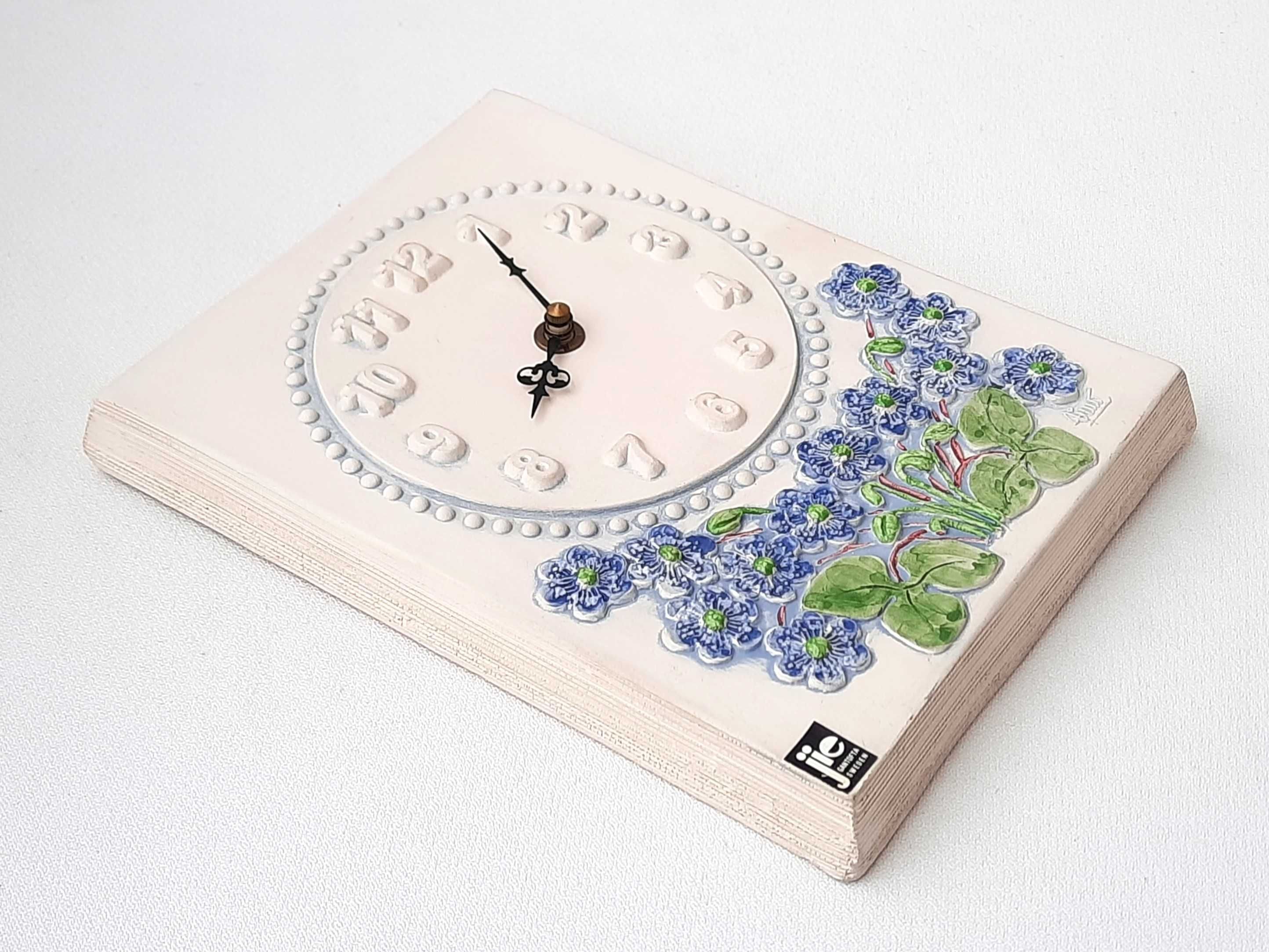 JIE GANTOFTA  Zegar kafelek ceramiczny , kafel , obrazek  - Szwecja