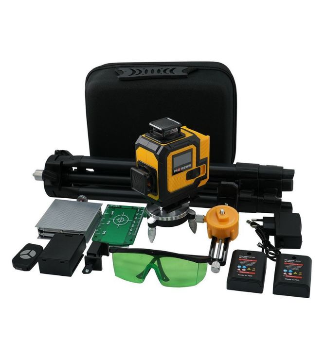 Лазерний рівень 16 ліній 4D PROTESTER LL616G-TR
