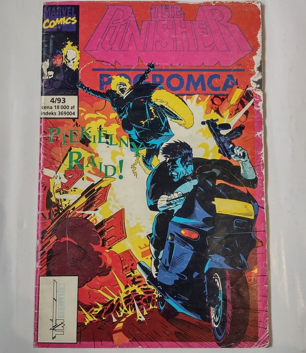 Punisher 4/93 Ghost Rider Tm-Semic Marvel komiks Mark TEX Texiera