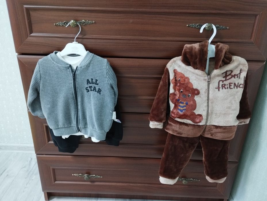 Плюшевий костюм на хлопчика 6-9міс