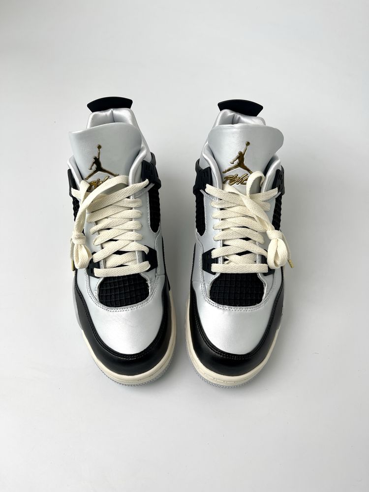 Оригинал Nike Air Jordan 4 Retro Platinum Gold GS (FZ8585 070) ретро