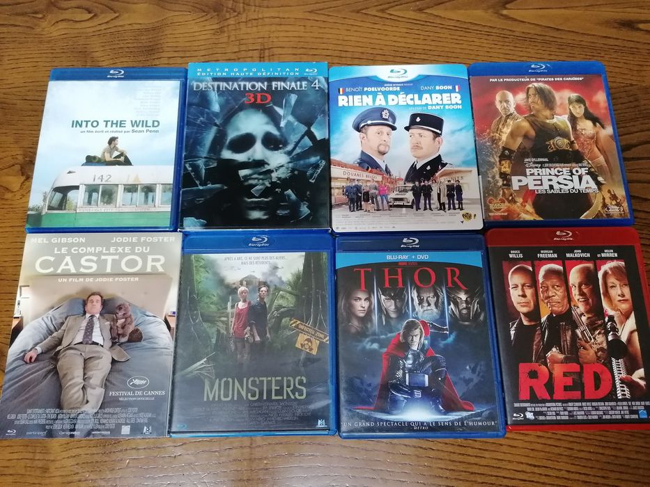 22 Blu-ray como novos para venda