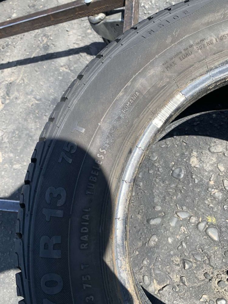 Шини 155/70 R13 пара Barum 2021p літо 6.6мм