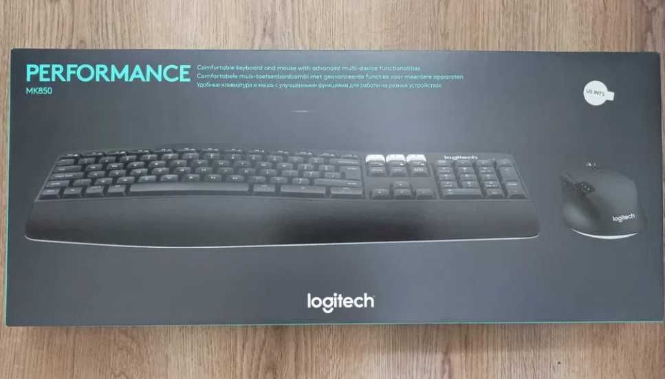 Klawiatura mysz bezprzewodowe długa praca Logitech MK850 performance