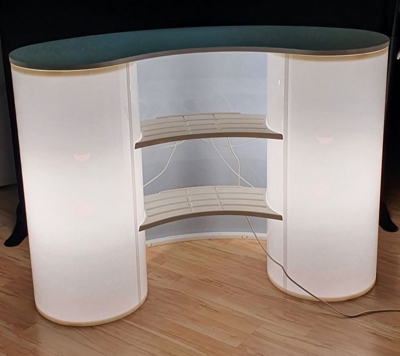 Stół eventowy Lumaline, składany,podświetlany,mobilny,pokrowiec