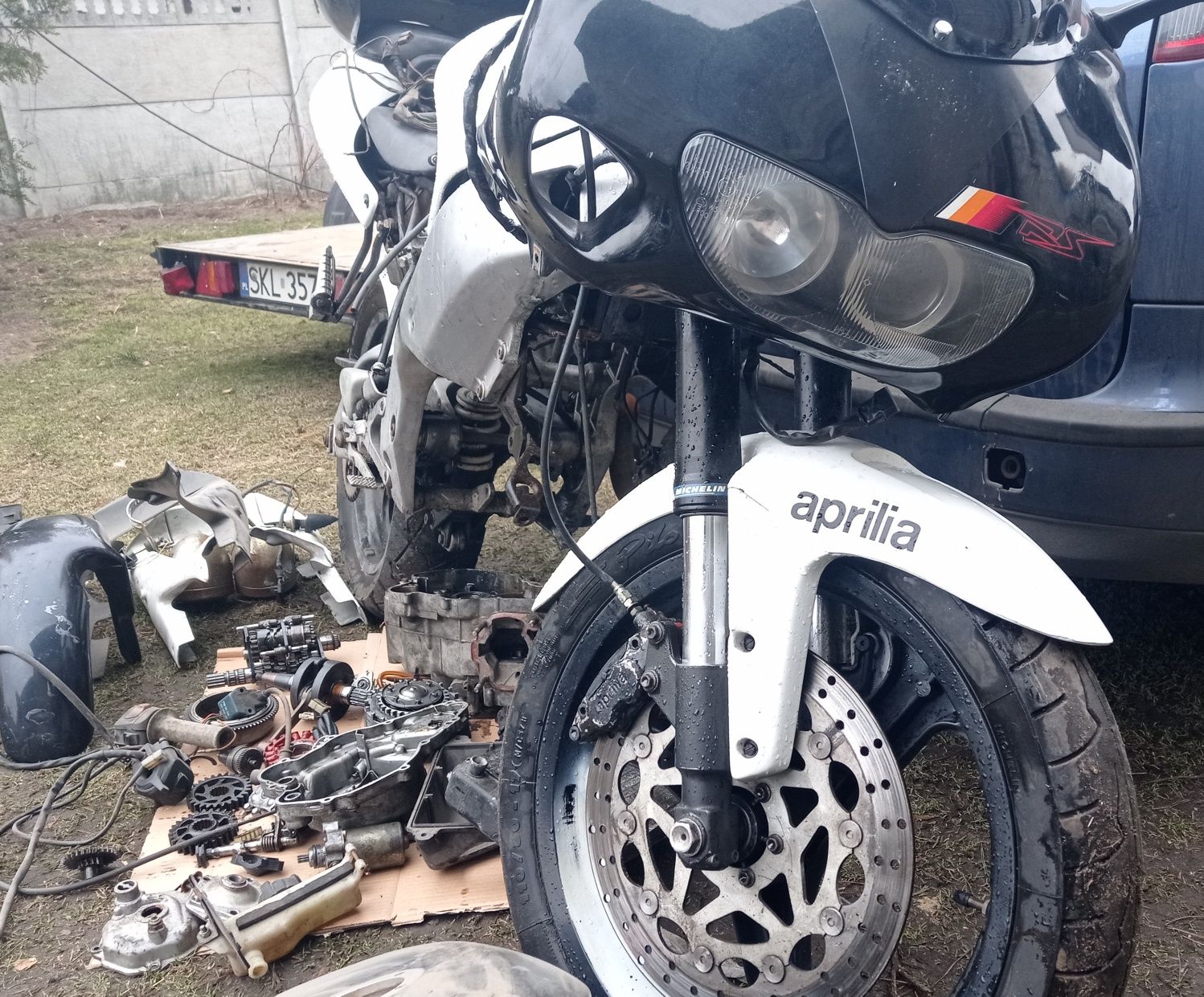 Aprilia 125 rs 122 rotax 123 części blok gaźnik moduł koło lagi zegar