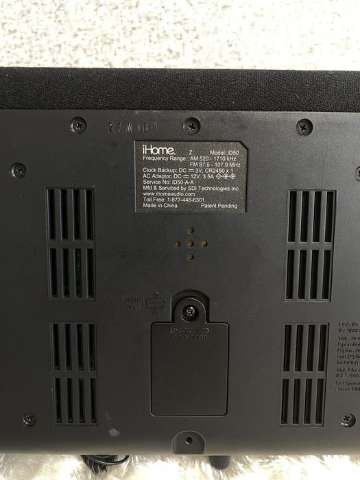 IHome / блютуз колонка / портативна / Док Станція