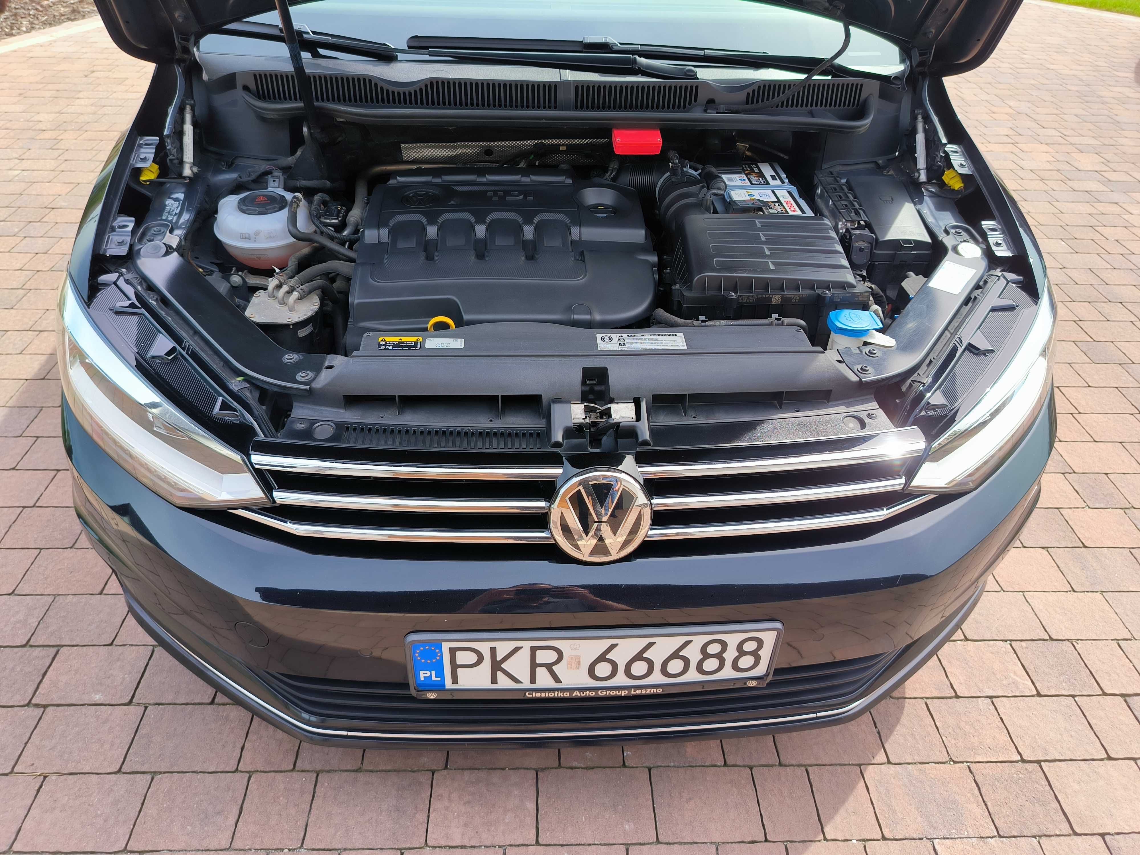 !! REZERWACJA !! Volkswagen Touran, DSG, 7osobowy, salon Polska,