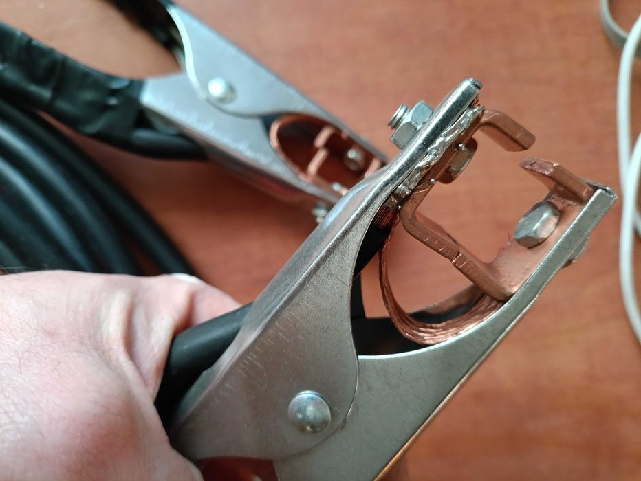 Kable rozruchowe nowe 50mm2 prawdziwa miedź prasowane