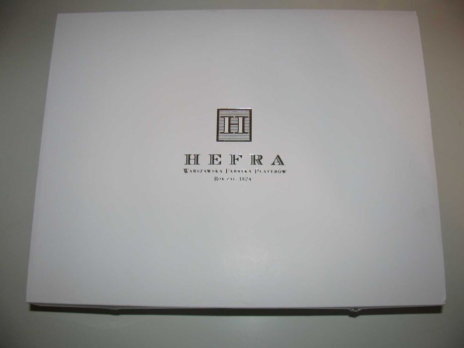 Zestaw srebrnych sztućców Hefra