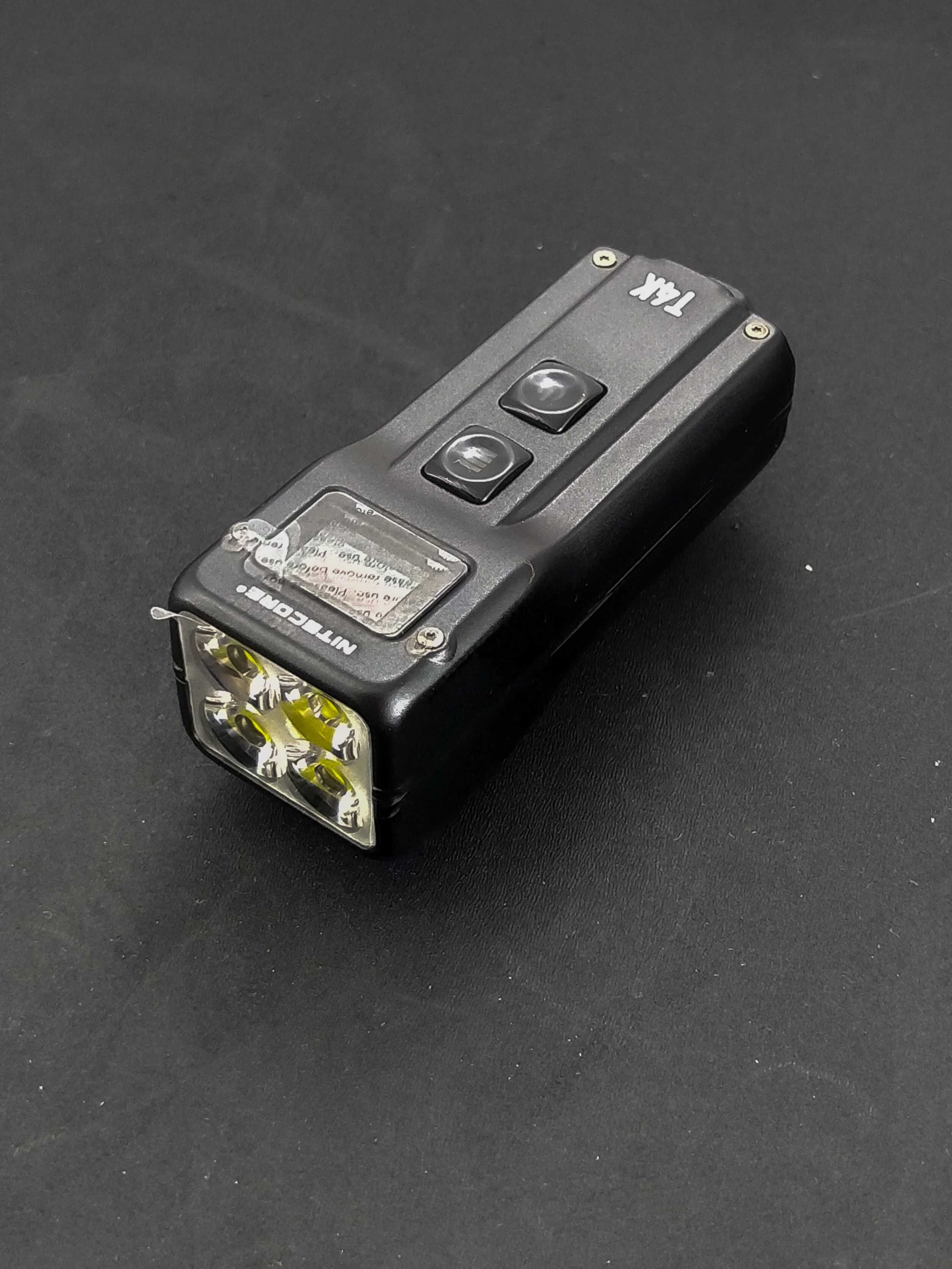 Надпотужний наключний, EDC Nitecore T4K з OLED дисплеєм (USB Type-C)