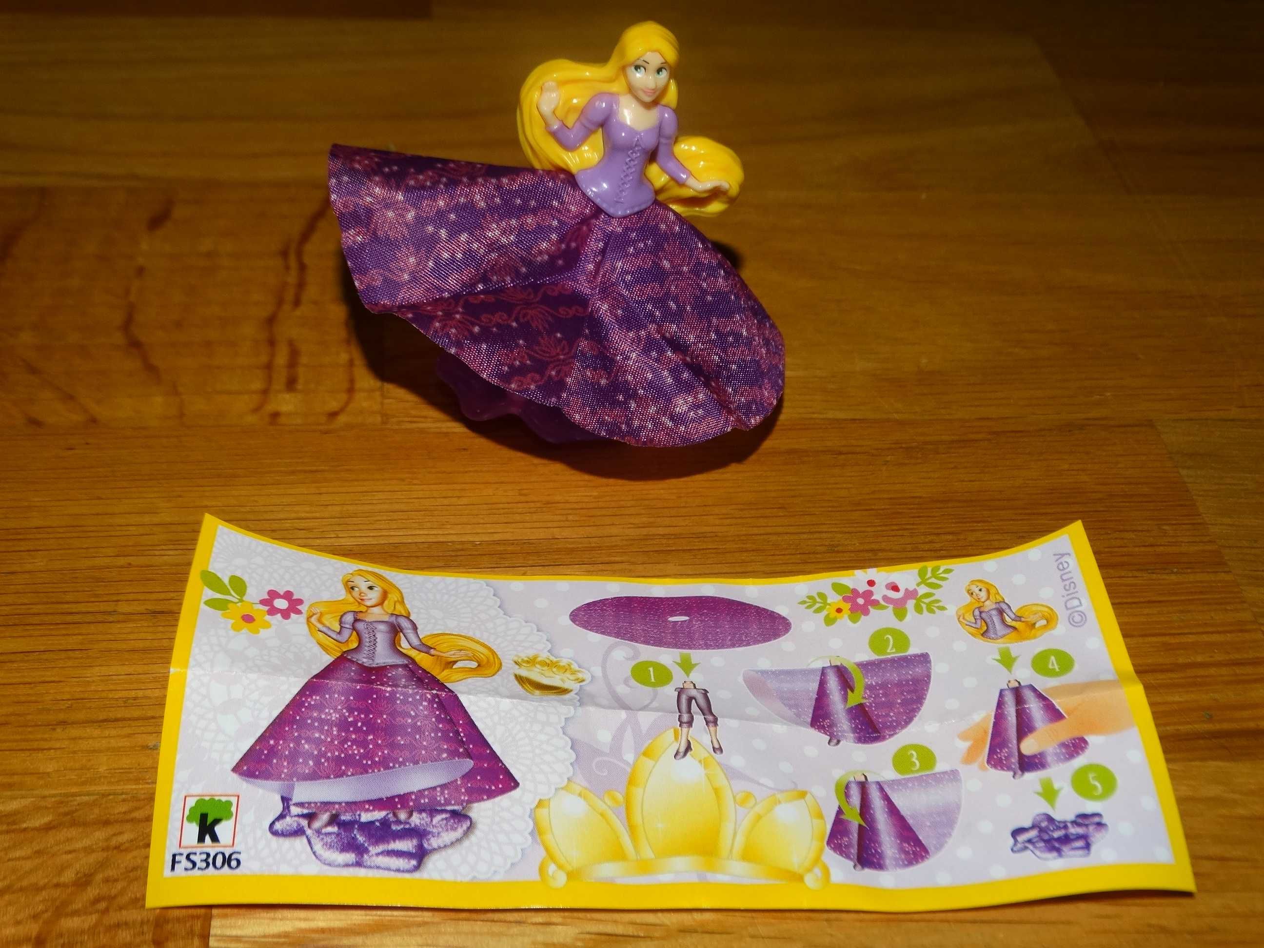 Figurka Roszpunka Księżniczki i zwierzątka Kinder Niespodzianka FS306