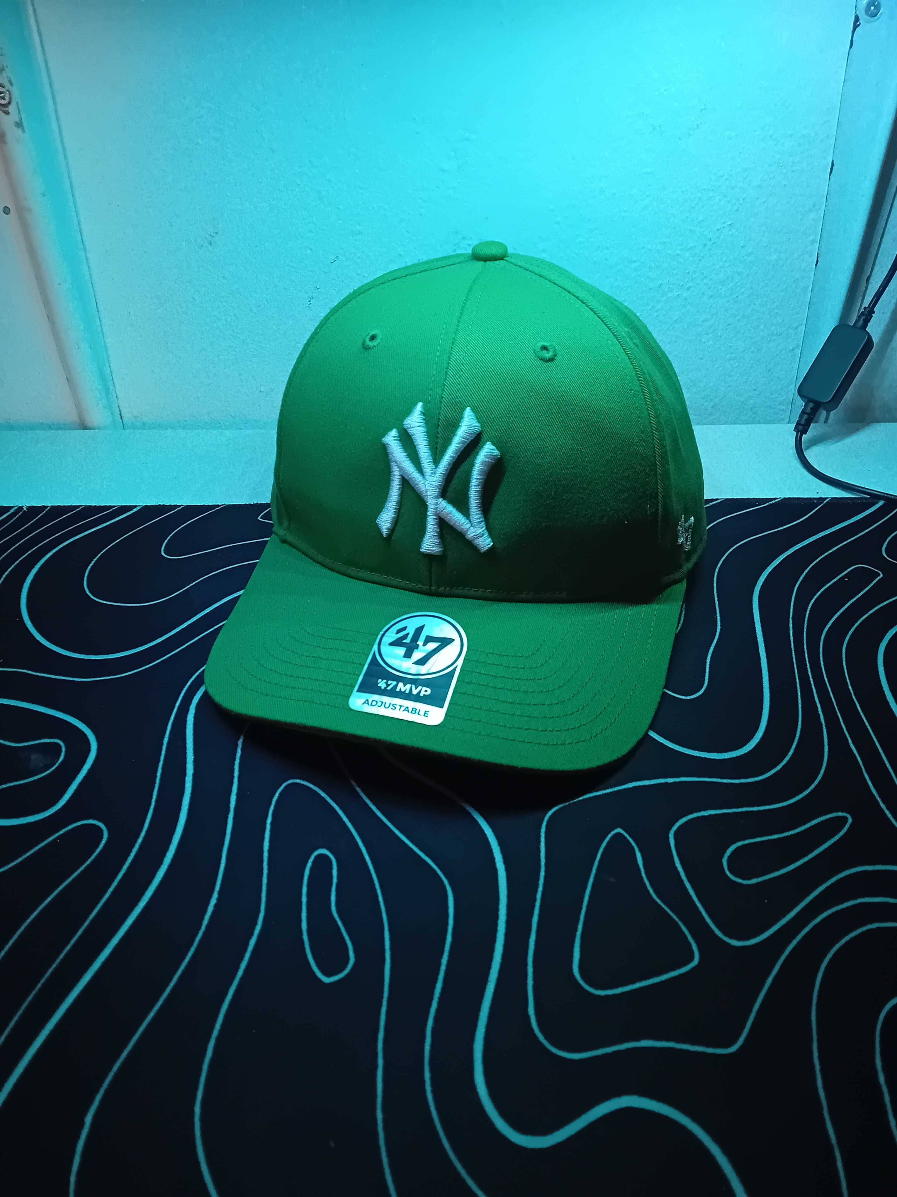 Boné New York Yankees MLB Raised Basic Mvp Kelly Adjustable - 47 Brand